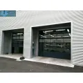 Full Vision Clear Tempered Glass Overhead Garage Door